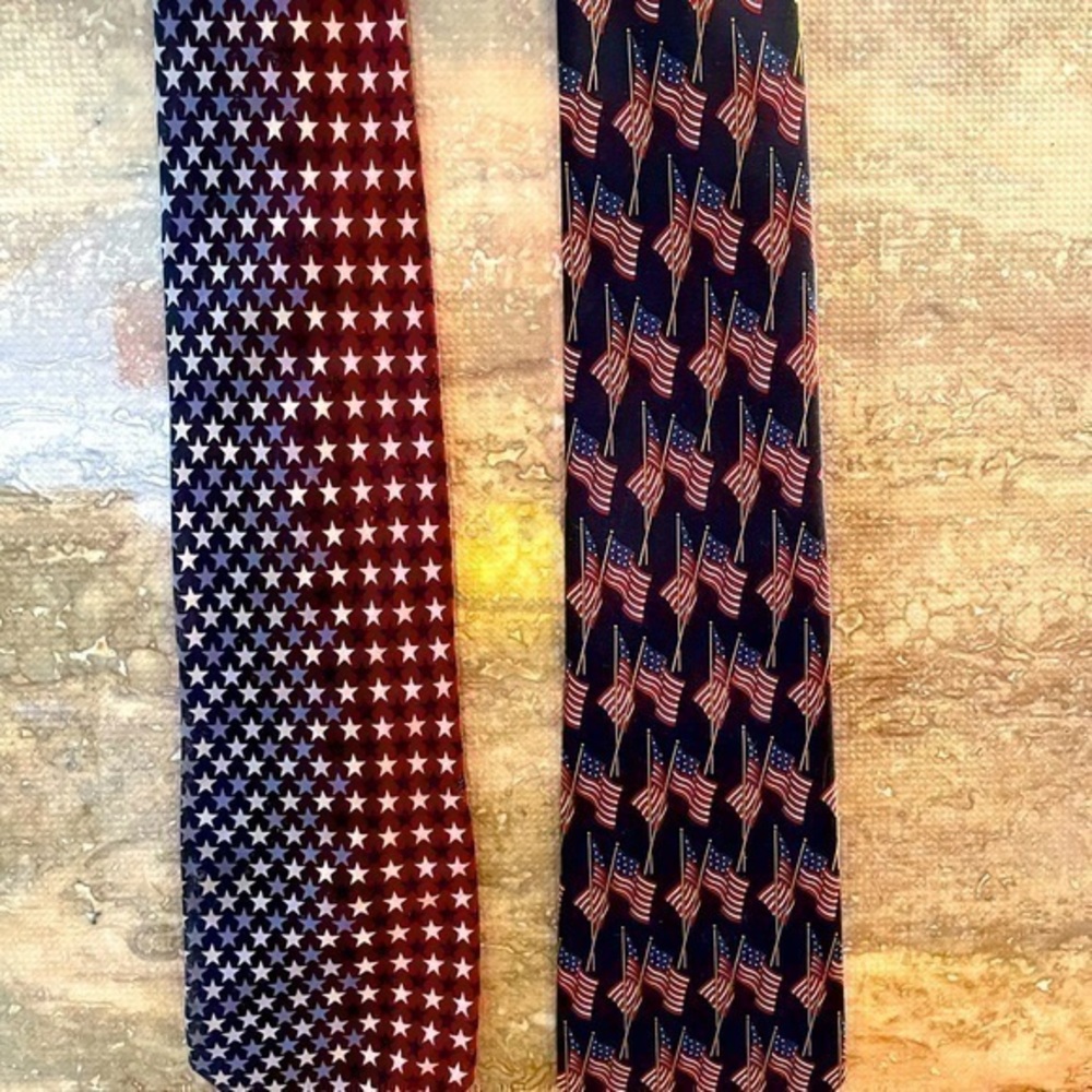 Patriot Silk tie bundle. Both ties included in bundle